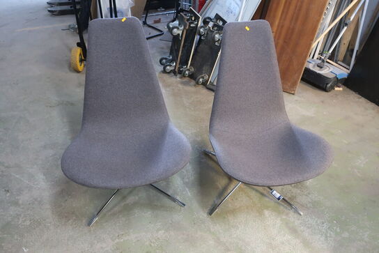 2 stk. lænestole OFFECCT SPOON HIGH FÅTÖLJ