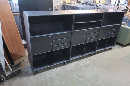 3 stk. reoler MONTANA