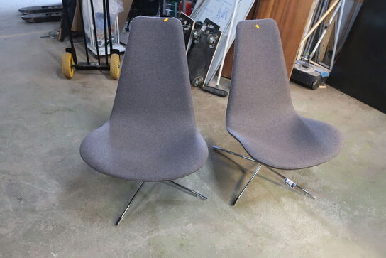 2 stk. lænestole OFFECCT SPOON HIGH FÅTÖLJ