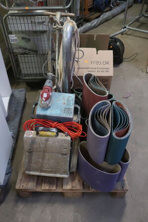 Gulvsliber ØREBRO med div. Slibepapir