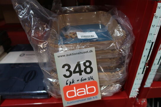 6 pk. Airfryer papirform kvadratisk 100 stk.