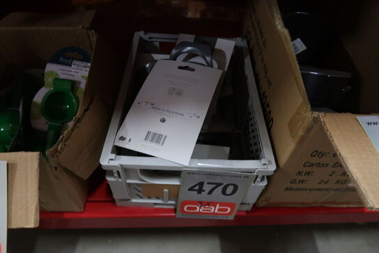 8 stk. Aldente æbledeler grå