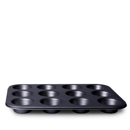 3 stk. Aldente muffinform mørkegrå 35x26,5 cm