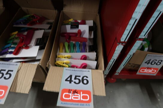 12 pk. Farverige påskeklip - syv pakke til tæt lukning