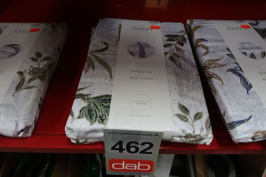 2 sæt. Södahl Soft Tropic sengetøj blå 140x200 cm