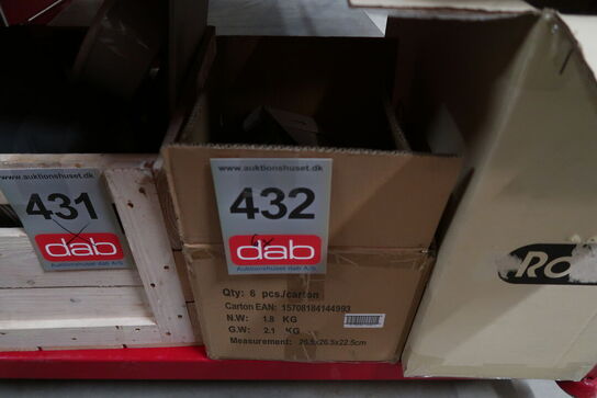 6 stk. Aldente rund tærteform med løs bund 25x3 cm