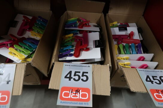 12 pk. Farverige påskeklip - syv pakke til tæt lukning