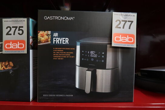 Gastronoma airfryer 8 liter inkl. tilbehørssæt 1800 watt