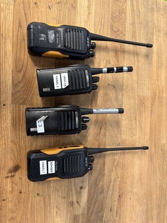 4 stk. Walkie talkie