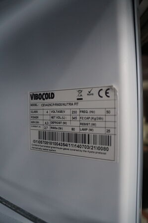 Køleskabe VIBOCOLD CEV425CPP/RR600/NUTRAFIT 
