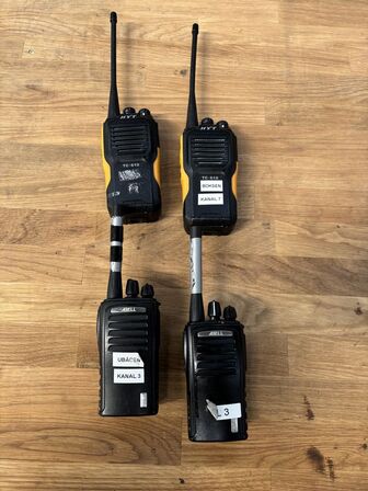 4 stk. Walkie talkie