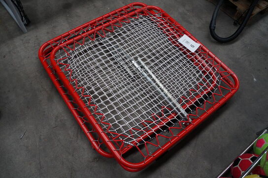 2 stk. Fodbold trampolin 