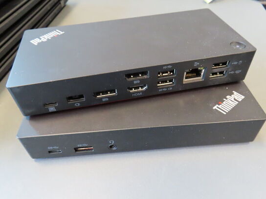 2 stk. dockingstationer LENOVO ThinkPad USB-C Dock Gen2