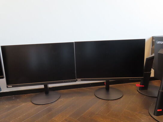 2 stk. computerskærme LENOVO Thinkvision F16238FT0