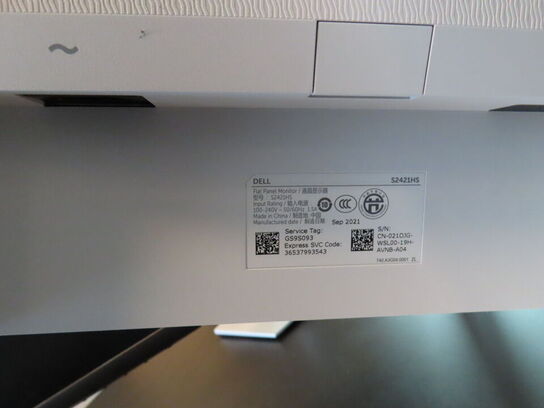 2 stk. Computerskærme DELL S2421HS