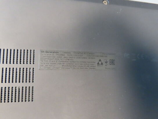 Bærbar computer LENOVO X1 Carbon 5th Gen.