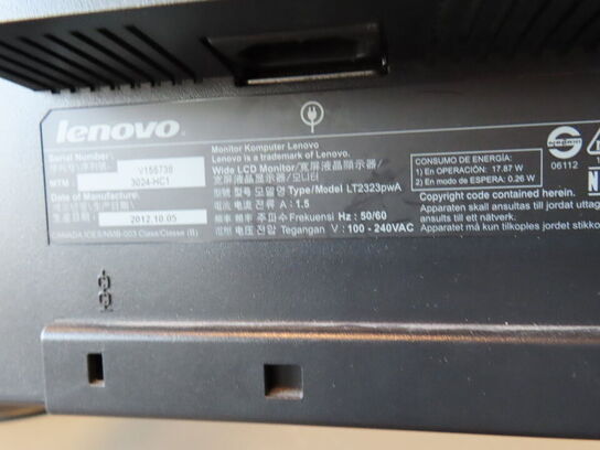 Computerskærm LENOVO LT2323pwA