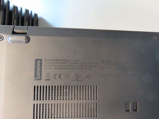 Bærbar computer LENOVO X1 Carbon 6th Gen.