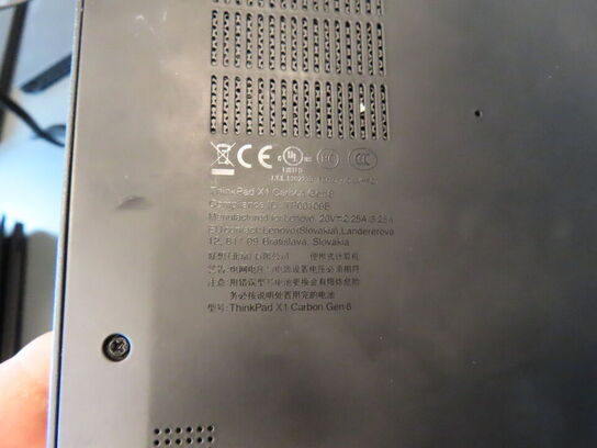 Bærbar computer LENOVO X1 Carbon 8th Gen.