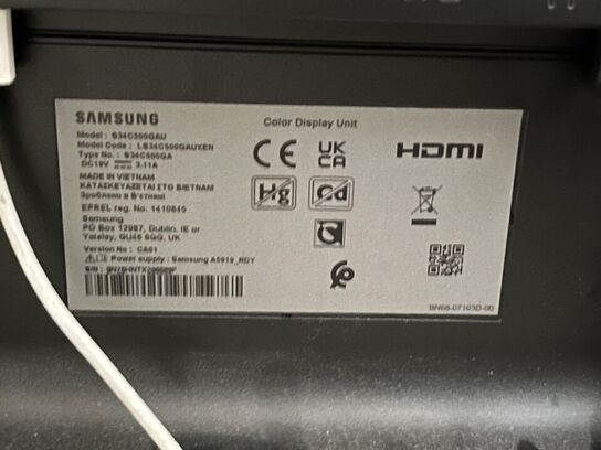 Samsung 34"