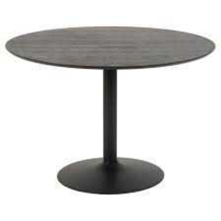 Ibiza Spisebord Ø: 110 cm Sort 