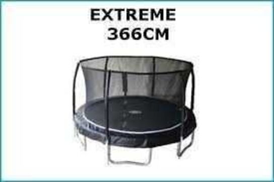 Extreme trampolin Ø: 366 cm Inkl. Sikkerhedsnet