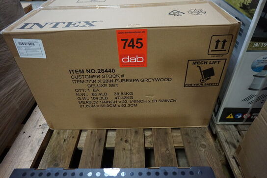Intex Purespa Grey Wood Lux set 77"x28"