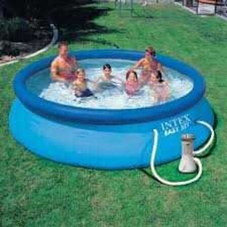 Intex Easy Set Swimming Pool m. Pumpe - 5621 liter (366x76cm)