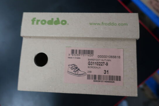 Sko FRODDO Barefoot Autumn G3110227-9 Bordeaux Str: 31