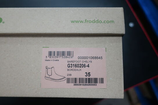 Støvler FRODDO Barefoot Chelys G3160206-4 Bordeaux Str: 35