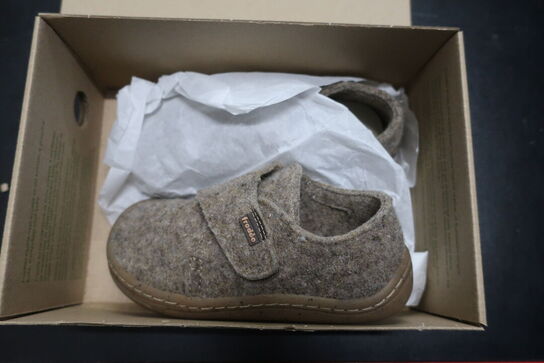 Hjemmesko FRODDO Barefoot Wooly Slippers G1700341-2 Beige Str: 25