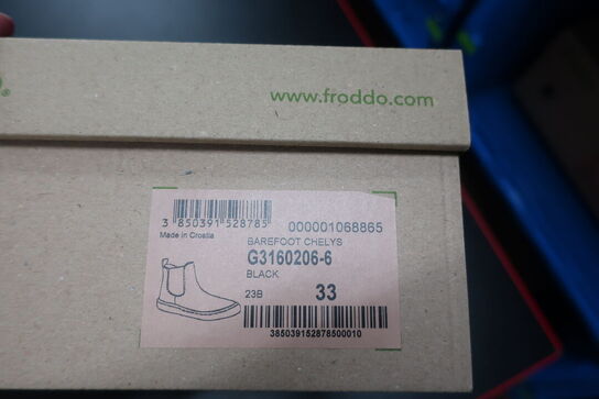 Støvler FRODDO Barefoot Chelys G3160206-6 Black Str: 33