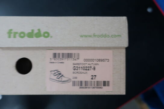 Sko FRODDO Barefoot Autumn G3110227-9 Bordeaux Str: 27
