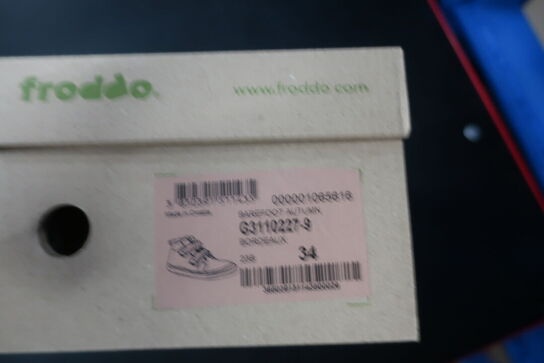Sko FRODDO Barefoot Autumn G3110227-9 Bordeaux Str: 34