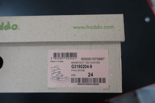 Støvler FRODDO Barefoot Tex Winter G3160204-9 Pink Shine Str: 24