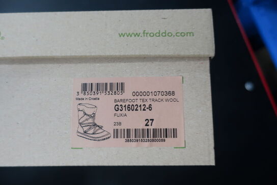 Støvler BAREFOOT Tex Track Wool G3160212-6 Fuxia Str: 27
