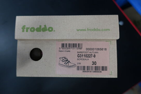 Sko FRODDO Barefoot Autumn G3410227-9 Bordeaux Str: 30