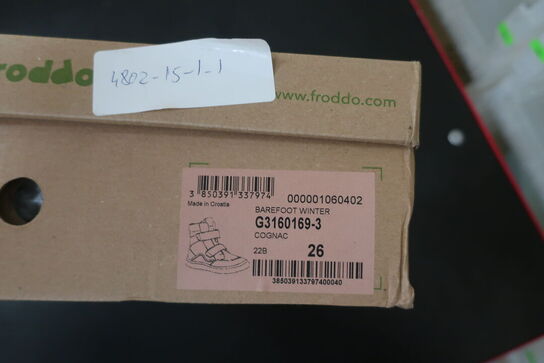 Støvler FRODDO Barefoot Winter G3160169-3 Cognac Str: 26