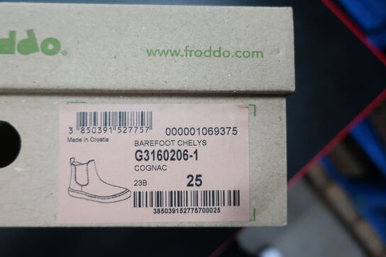 Støvler FRODDO Barefoot Chelys B3160206-1 Cognac Str: 25