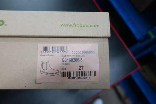 Støvler FRODDO Barefoot Chelys G3160206-6 Black Str: 27