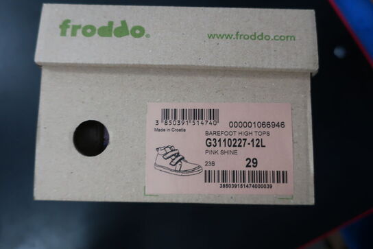 Sko FRODDO Barefoot High Tops G3110227-12L Pink Shine Str: 29