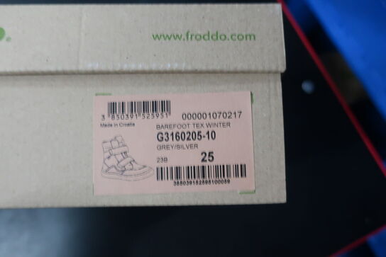 Støvler FRODDO Barefoot Tex Winter G3160205-10 Grey/Silver Str: 25
