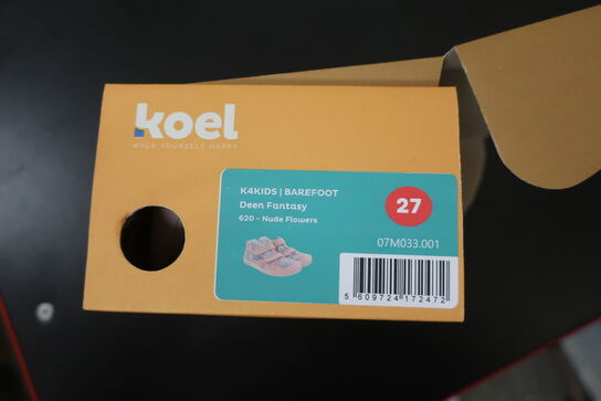 Sandaler KOEL Deen Fantasy 620 - Nude Flowers Str: 27
