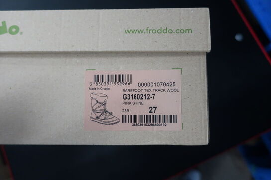 Støvler FRODDO Barefoot Tex Track Wool G3160212-7 Pink Shine Str: 27