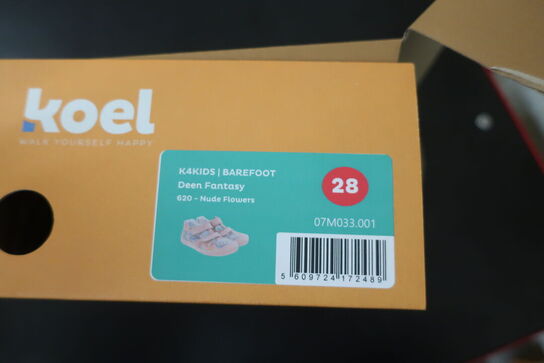 Sandaler KOEL Deen Fantasy 620 - Nude Flowers Str: 29