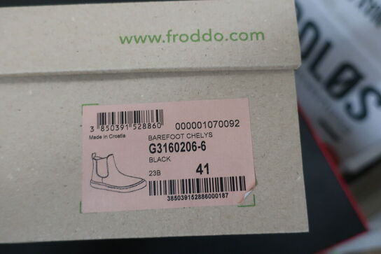 Støvler FRODDO Barefoot Chelys G3160206-6 Black Str: 41