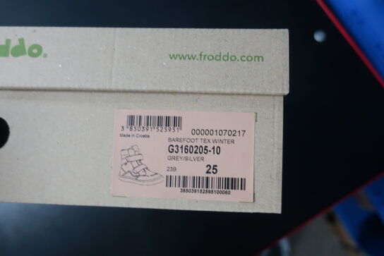 Støvler FRODDO Barefoot Tex Winter G3160205-10 Grey/Silver Str: 25