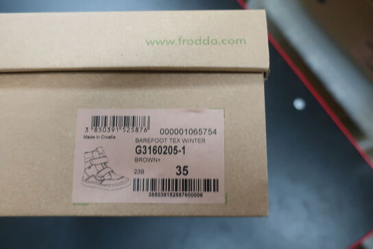 Støvler FRODDO Barefoot Tex Winter G3160205-1 Brown+ Str: 35