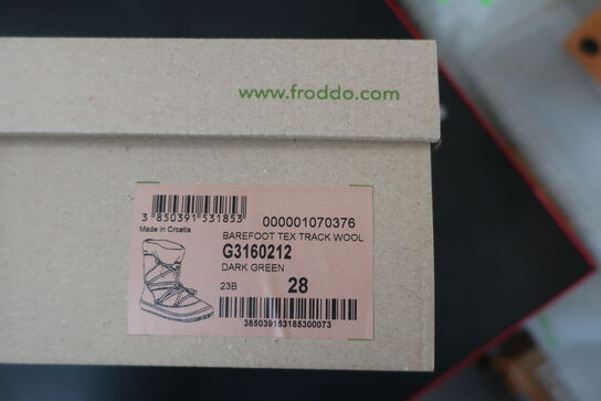 Støvler FRODDO Barefoot Tex Track Wool G160212 Drak Green Str: 28