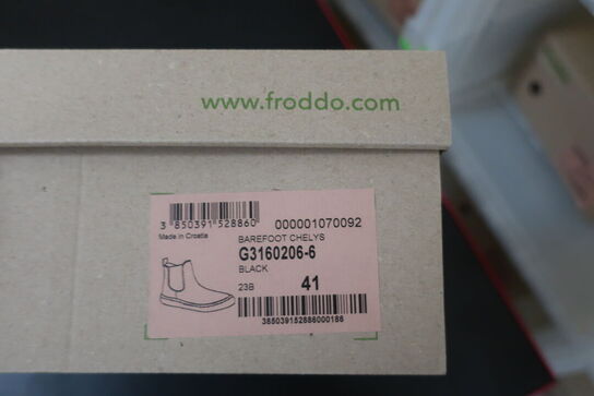 Støvler FRODDO Barefoot Chelys G3160206-6 Black Str: 41